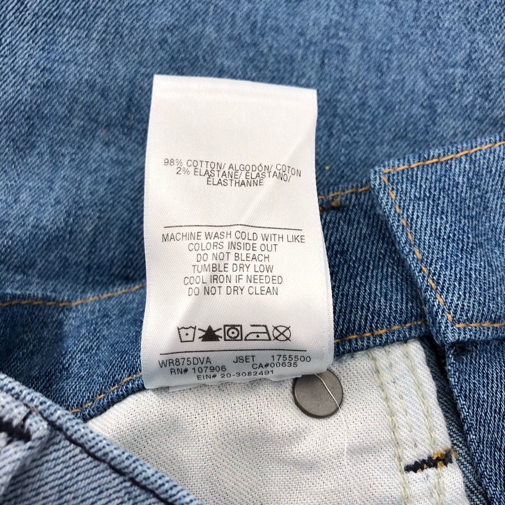 Hudson Jeans Blue Viper Denim Mini Skirt - Picture 6 of 6